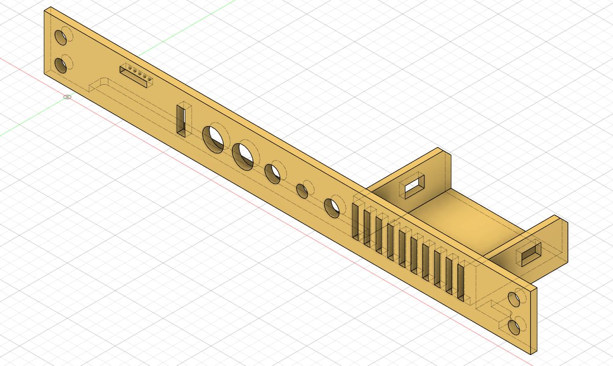 Monitoring and PSU Unit 3D Model